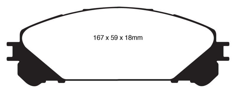 EBC 10+ Lexus RX350 3.5 (Japan) Greenstuff Front Brake Pads - Premium Brake Pads - Performance from EBC - Just $136.90! Shop now at WinWithDom INC. - DomTuned