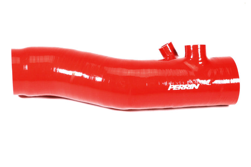 Perrin 2022+ Subaru WRX Red 3in Turbo Inlet Hose w/ Nozzle - Premium Hoses from Perrin Performance - Just $283.05! Shop now at WinWithDom INC. - DomTuned