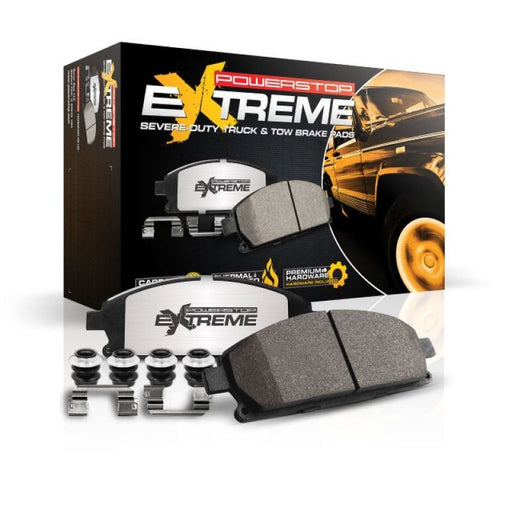 Power Stop 07-09 Chrysler Aspen Front Z36 Truck & Tow Brake Pads w/Hardware - Premium Brake Pads - Performance from PowerStop - Just $88.85! Shop now at WinWithDom INC. - DomTuned