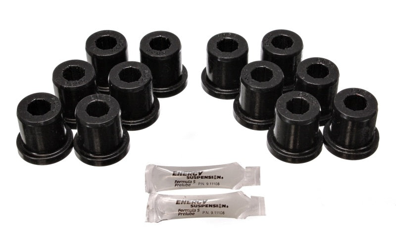 Energy Suspension 81-89 Toyota FJ40/FJ60 Landcruiser 2/4WD Blk Front Leaf Spring Bushing Set - Premium Bushing Kits from Energy Suspension - Just $45.82! Shop now at WinWithDom INC. - DomTuned