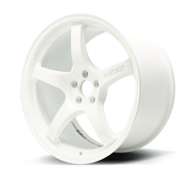 Gram Lights 57CR 18x9.5 +38 5x114.3 Ceramic White Pearl Wheel - Premium Wheels - Cast from Gram Lights - Just $538.82! Shop now at WinWithDom INC. - DomTuned