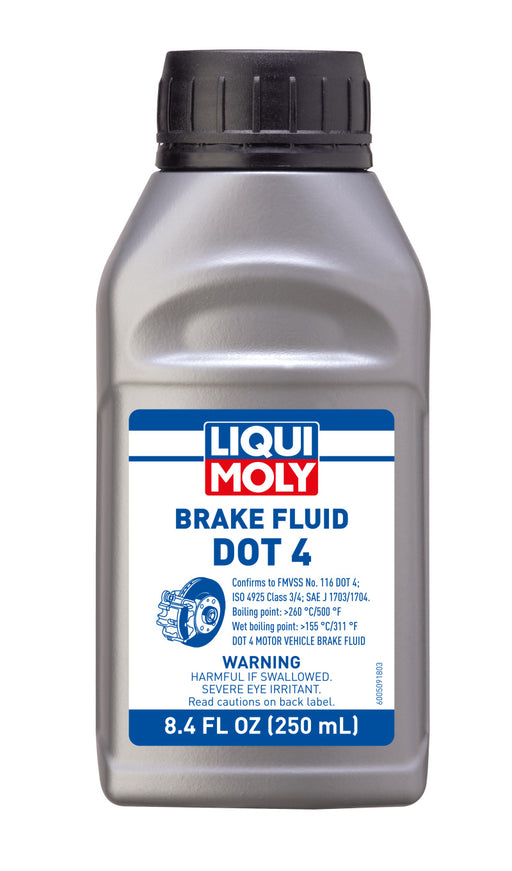 LIQUI MOLY 250mL Brake Fluid DOT 4 - Premium Brake Fluid from LIQUI MOLY - Just $227.76! Shop now at WinWithDom INC. - DomTuned