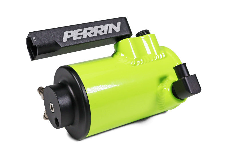 Perrin 22-23 Subaru WRX Air Oil Separator - Neon Yellow - Premium Oil Separators from Perrin Performance - Just $399.50! Shop now at WinWithDom INC. - DomTuned