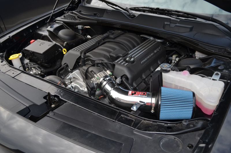 Injen 11-20 Dodge Challenger SRT-8 6.4L V8 Polished Power-Flow Short Ram Intake - Premium Cold Air Intakes from Injen - Just $321.95! Shop now at WinWithDom INC. - DomTuned