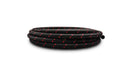 Vibrant -12 AN Two-Tone Black/Red Nylon Braided Flex Hose (5 foot roll) - Premium Hoses from Vibrant - Just $55.99! Shop now at WinWithDom INC. - DomTuned