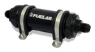 Fuelab 828 In-Line Fuel Filter Long -6AN In/Out 40 Micron Stainless - Black - Premium Fuel Filters from Fuelab - Just $192.82! Shop now at WinWithDom INC. - DomTuned