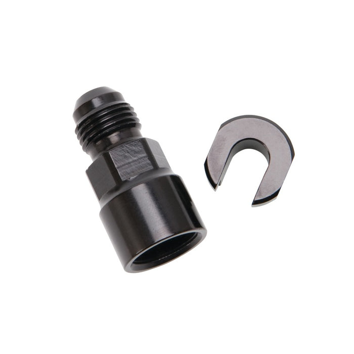 Russell Performance -6 AN Male to 5/16in SAE Quick-Disconnect Female (Black Single) - Premium Fittings from Russell - Just $12.56! Shop now at WinWithDom INC. - DomTuned