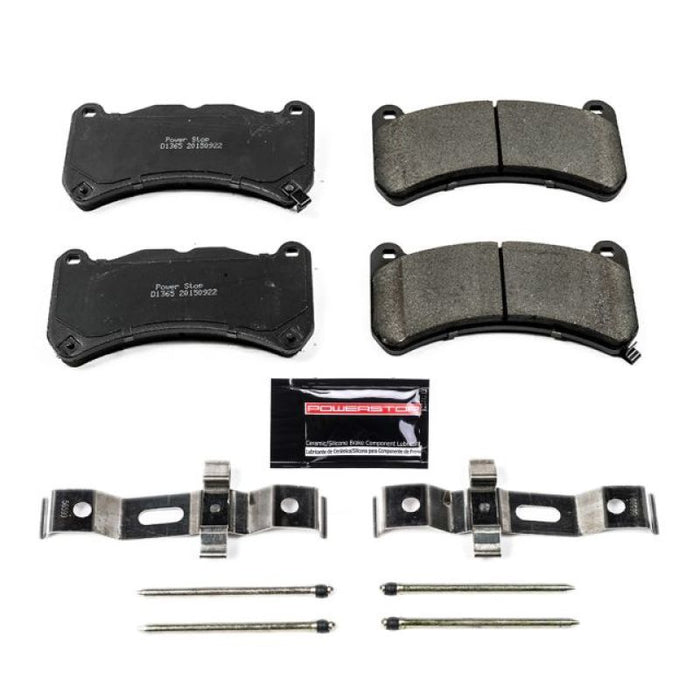 Power Stop 13-14 Ford Mustang Front Z23 Evolution Sport Brake Pads w/Hardware - Premium Brake Pads - Performance from PowerStop - Just $59.60! Shop now at WinWithDom INC. - DomTuned