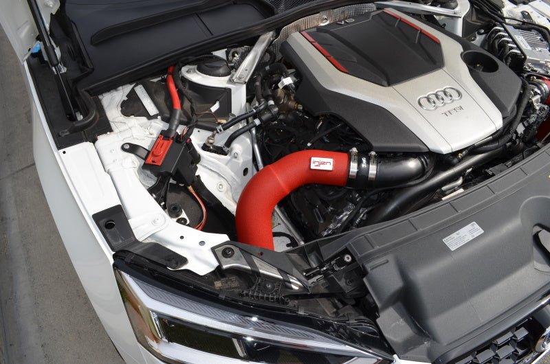 Injen 18-19 Audi S4/S5 (B9) 3.0L Turbo Wrinkle Red Short Ram Intake - Premium Cold Air Intakes from Injen - Just $395.95! Shop now at WinWithDom INC. - DomTuned