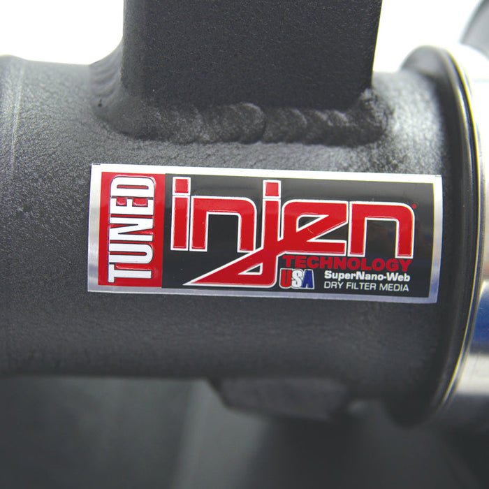 Injen 16-19 Ford Fiesta ST 1.6L Turbo 4Cyl Wrinkle Black Short Ram Intake w/MR Tech - Premium Cold Air Intakes from Injen - Just $270.95! Shop now at WinWithDom INC. - DomTuned