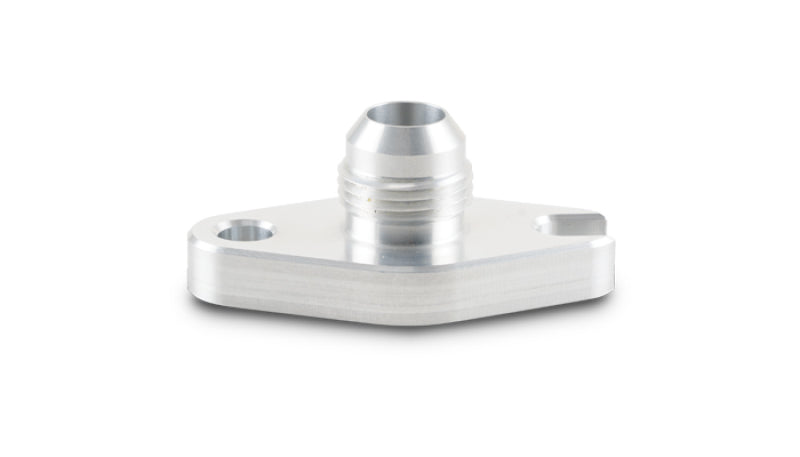 Vibrant Aluminum Oil Drain Flange (w/Crowfoot) -10AN Male Flare 2.060in Bolt Hole (Garrett GT6041) - Premium Flanges from Vibrant - Just $32.99! Shop now at WinWithDom INC. - DomTuned