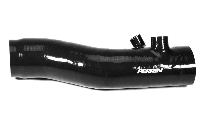 Perrin 2022+ Subaru WRX Black 3in Turbo Inlet Hose w/ Nozzle - Premium Hoses from Perrin Performance - Just $283.05! Shop now at WinWithDom INC. - DomTuned