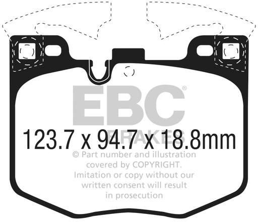 EBC 2021+ BMW G20 3-Series Bluestuff Front Brake Pads - Premium Brake Pads - Racing from EBC - Just $332.34! Shop now at WinWithDom INC. - DomTuned