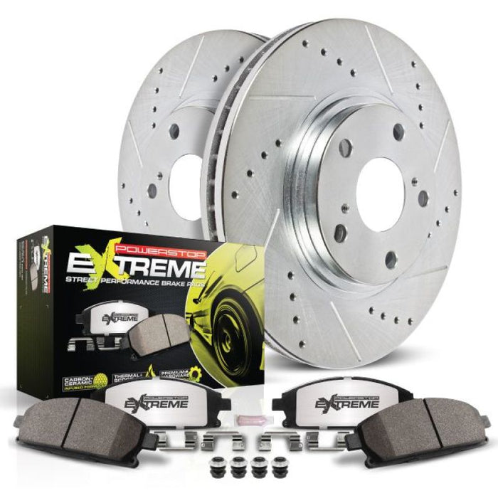 Power Stop 13-16 Subaru BRZ Rear Z26 Street Warrior Brake Kit - Premium Brake Kits - Performance D&S from PowerStop - Just $271.87! Shop now at WinWithDom INC. - DomTuned