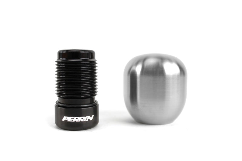 Perrin 2022 BRZ/GR86 Manual Brushed Barrel 1.85in Stainless Steel Shift Knob - Premium Shift Knobs from Perrin Performance - Just $99.45! Shop now at WinWithDom INC. - DomTuned