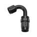 Russell Performance -6 AN Black 120 Degree Full Flow Swivel Hose End - Premium Fittings from Russell - Just $19.95! Shop now at WinWithDom INC. - DomTuned