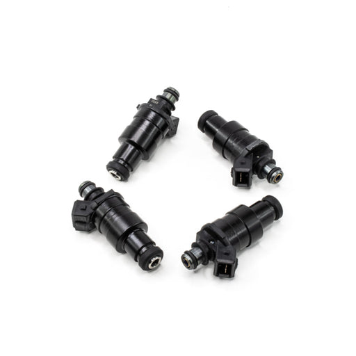 DeatschWerks Evo VIII/IX / 95-99 DSM 4G63T 1200cc Low Impedance Top Feed Injectors - Premium Fuel Injector Sets - 4Cyl from DeatschWerks - Just $399.00! Shop now at WinWithDom INC. - DomTuned