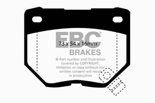 EBC 98-03 Nissan Skyline (R34) 2.5 GT (200) Greenstuff Rear Brake Pads - Premium Brake Pads - Performance from EBC - Just $96.48! Shop now at WinWithDom INC. - DomTuned