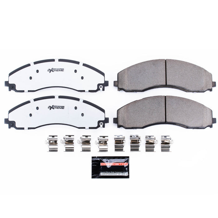 Power Stop 17-19 Ford F-450 Super Duty Rear Z36 Truck & Tow Brake Pads w/Hardware - Premium Brake Pads - Performance from PowerStop - Just $120.91! Shop now at WinWithDom INC. - DomTuned