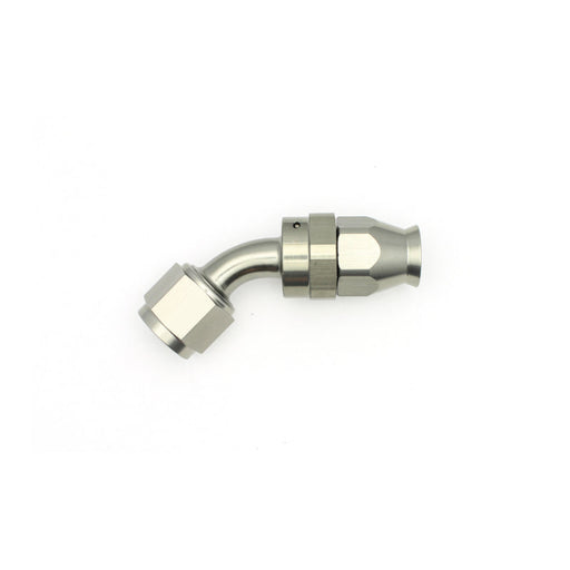 DeatschWerks 8AN Female Swivel 45-Degree Hose End PTFE (Incl. 1 Olive Insert) - Premium Fittings from DeatschWerks - Just $35! Shop now at WinWithDom INC. - DomTuned