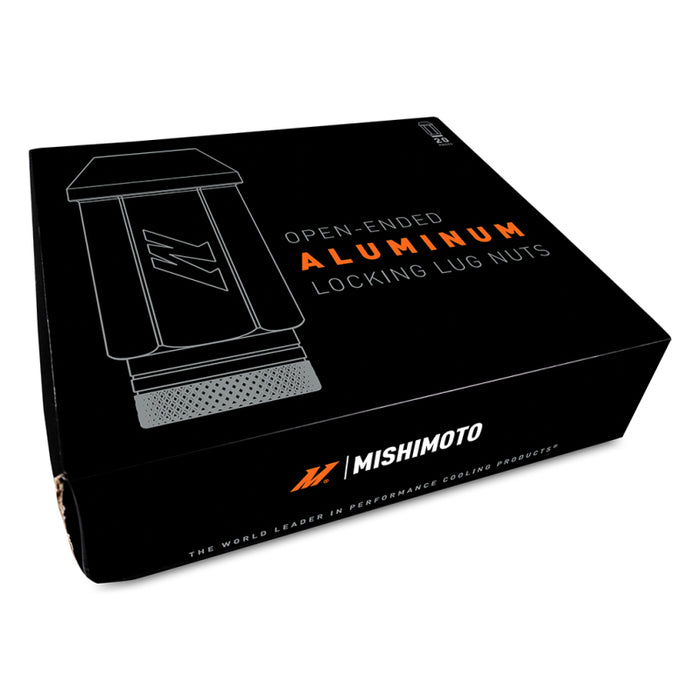 Mishimoto Aluminum Locking Lug Nuts M12x1.5 20pc Set Black