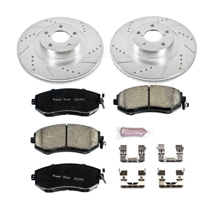 Power Stop 13-16 Scion FR-S Front Z23 Evolution Sport Brake Kit - Premium Brake Kits - Performance D&S from PowerStop - Just $333.73! Shop now at WinWithDom INC. - DomTuned