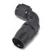 Russell Performance -8 AN Black 90 Degree Full Flow Hose End - Premium Fittings from Russell - Just $18.86! Shop now at WinWithDom INC. - DomTuned