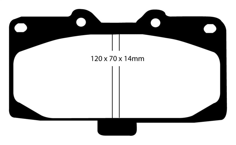 EBC 89-95 Nissan Skyline (R32) 2.6 Twin Turbo GT-R Redstuff Front Brake Pads - Premium Brake Pads - Performance from EBC - Just $161.36! Shop now at WinWithDom INC. - DomTuned