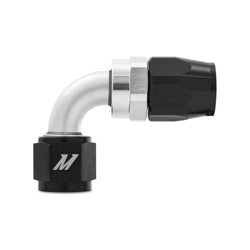 Aluminum -6AN 90 Degree Fitting - Black - Premium Fittings from Mishimoto - Just $10.95! Shop now at WinWithDom INC. - DomTuned