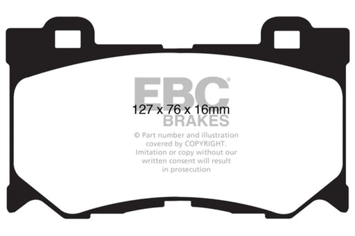 EBC 08-13 Infiniti FX50 5.0 Redstuff Front Brake Pads - Premium Brake Pads - Performance from EBC - Just $150.53! Shop now at WinWithDom INC. - DomTuned