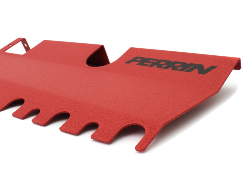 Perrin 15-21 WRX/STI Radiator Shroud (With/Without OEM Intake Scoop) - Red - Premium Radiator Shrouds from Perrin Performance - Just $134.30! Shop now at WinWithDom INC. - DomTuned