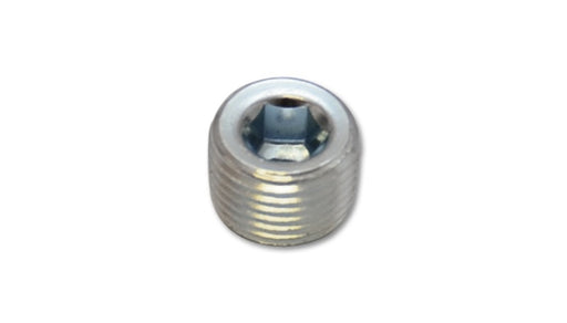 Vibrant 1/8in NPT Male Plug for EGT weld bung - Zinc Plated Mild Steel - Premium Fittings from Vibrant - Just $2.99! Shop now at WinWithDom INC. - DomTuned
