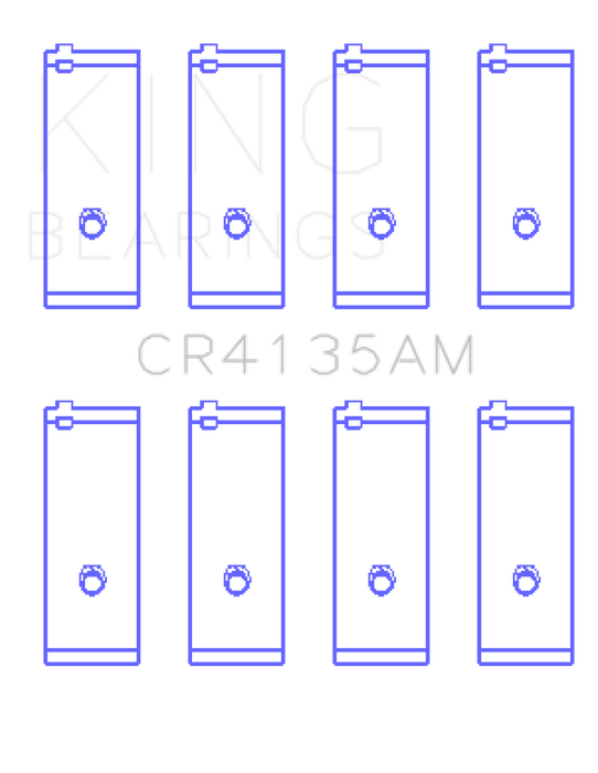 King 85-01 Toyota 5SFE L4 DOHC 16 Valves (Size STD) Rod Bearing Set - Premium Bearings from King Engine Bearings - Just $42.52! Shop now at WinWithDom INC. - DomTuned