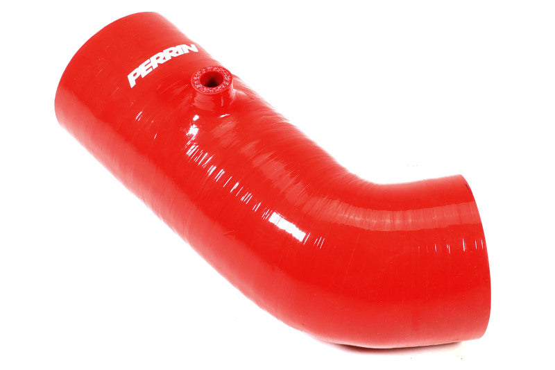 Perrin 22-23 Subaru BRZ/Toyota GR86 Silicone Inlet Hose (3in. ID / SS Wire) - Red - Premium Hoses from Perrin Performance - Just $148.75! Shop now at WinWithDom INC. - DomTuned