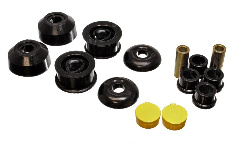 Energy Suspension 05-07 Scion tC / 03-06 Toyota Corolla/Matrix Black Front Control Arm Bushing Set - Premium Bushing Kits from Energy Suspension - Just $115.10! Shop now at WinWithDom INC. - DomTuned