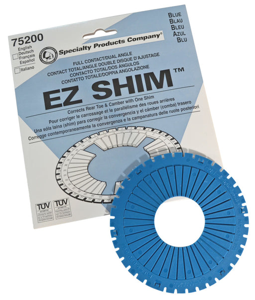SPC Performance EZ Shim Dual Angle Camber/Toe Shim (Blue) - Premium Alignment Kits from SPC Performance - Just $9.49! Shop now at WinWithDom INC. - DomTuned