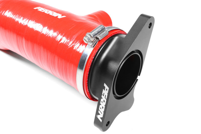 Perrin 2022+ Subaru WRX Red 3in Turbo Inlet Hose w/ Nozzle - Premium Hoses from Perrin Performance - Just $283.05! Shop now at WinWithDom INC. - DomTuned