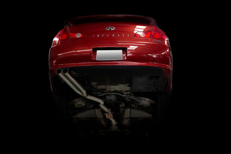 ISR Performance EP (Straight Pipes) Dual Tip Exhaust - 05-06 Infiniti G35 Sedan - Premium Catback from ISR Performance - Just $405! Shop now at WinWithDom INC. - DomTuned