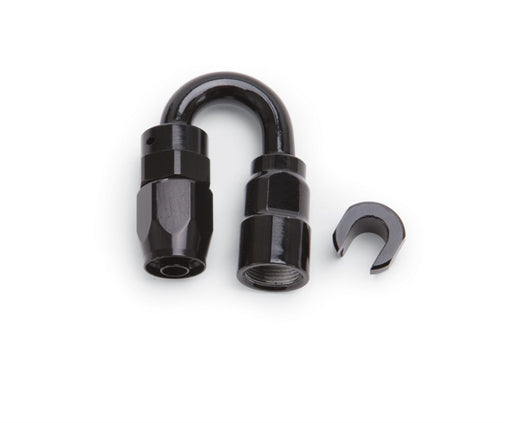 Russell Performance 3/8in SAE Quick Disc Female to -6 Hose Black 180 Degree Hose End - Premium Fittings from Russell - Just $21.56! Shop now at WinWithDom INC. - DomTuned