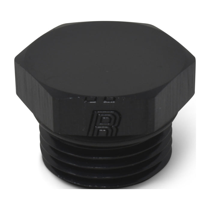 Russell Performance -6 AN Straight Thread Plug (Black) - Premium Fittings from Russell - Just $3.95! Shop now at WinWithDom INC. - DomTuned