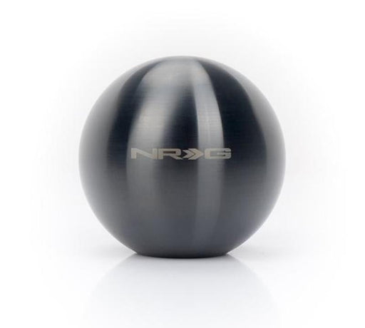 NRG Black Chrome Titanium Round Shifter Heavy Weight - Premium Shift Knobs from NRG - Just $40! Shop now at WinWithDom INC. - DomTuned