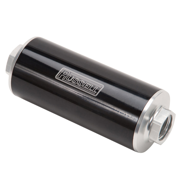 Russell Performance Anodized Aluminum (12in Length -10 male inlet/outlet) - Premium Fuel Filters from Russell - Just $69.95! Shop now at WinWithDom INC. - DomTuned