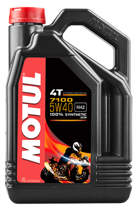 Motul 4L 7100 Synthetic Motor Oil 5W40 4T - Premium Motor Oils from Motul - Just $281.96! Shop now at WinWithDom INC. - DomTuned