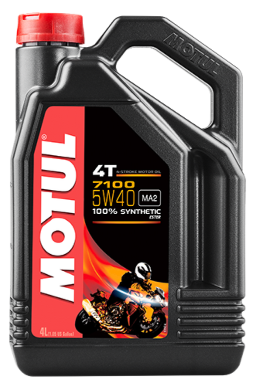 Motul 4L 7100 Synthetic Motor Oil 5W40 4T - Premium Motor Oils from Motul - Just $281.96! Shop now at WinWithDom INC. - DomTuned