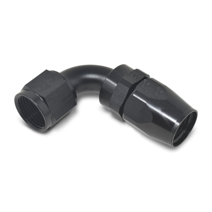 Russell Performance -6 AN Black 90 Degree Full Flow Hose End - Premium Fittings from Russell - Just $17.96! Shop now at WinWithDom INC. - DomTuned