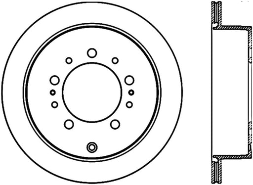 StopTech Sport Slot 08-13 Lexus LX450/470/570 / 07-12 Toyota Tundra Slotted Right Rear CRYO Rotor - Premium Brake Rotors - Slotted from Stoptech - Just $210.80! Shop now at WinWithDom INC. - DomTuned