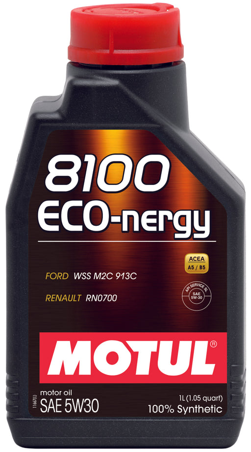Motul 1L Synthetic Engine Oil 8100 5W30 ECO-NERGY - Ford 913C - Premium Motor Oils from Motul - Just $150.72! Shop now at WinWithDom INC. - DomTuned