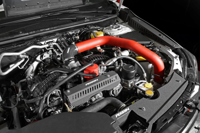 Perrin 22-23 Subaru WRX Front Mount Intercooler Kit (Red Tubes & Silver Core) - Premium Intercoolers from Perrin Performance - Just $1299.65! Shop now at WinWithDom INC. - DomTuned