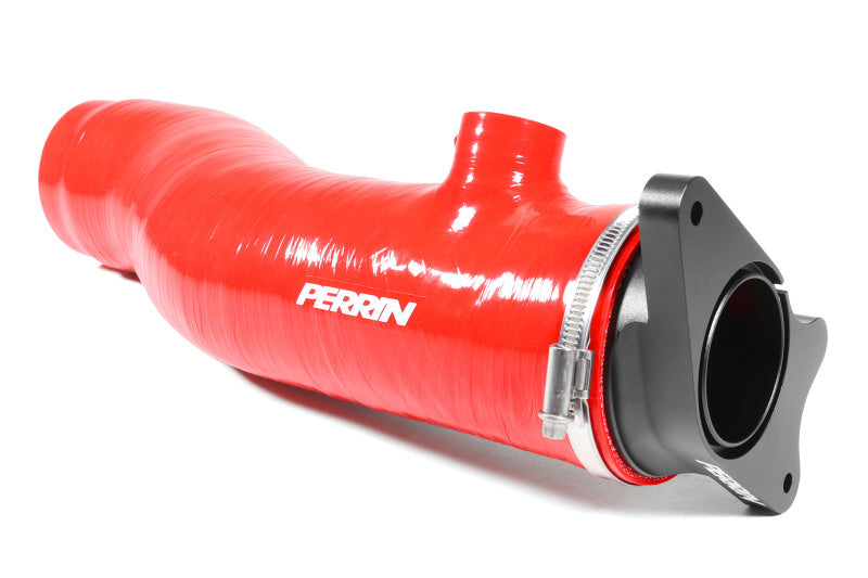 Perrin 2022+ Subaru WRX Red 3in Turbo Inlet Hose w/ Nozzle - Premium Hoses from Perrin Performance - Just $283.05! Shop now at WinWithDom INC. - DomTuned