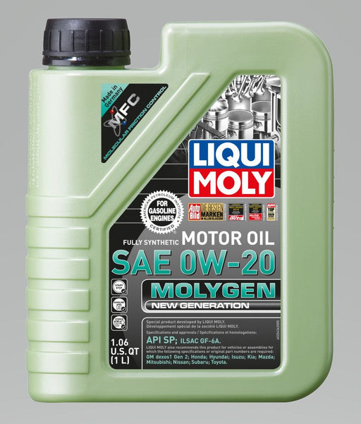 LIQUI MOLY 1L Molygen New Generation Motor Oil SAE 0W20 - Premium Motor Oils from LIQUI MOLY - Just $101.94! Shop now at WinWithDom INC. - DomTuned